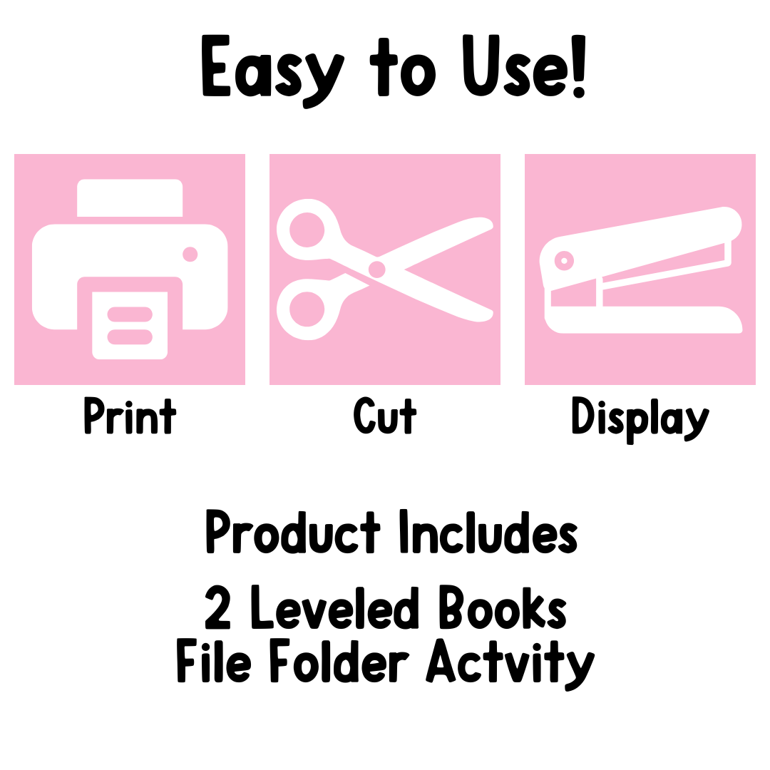 Christmas 2D Shapes Adapted Book & File Folder Activity Matching Shapes