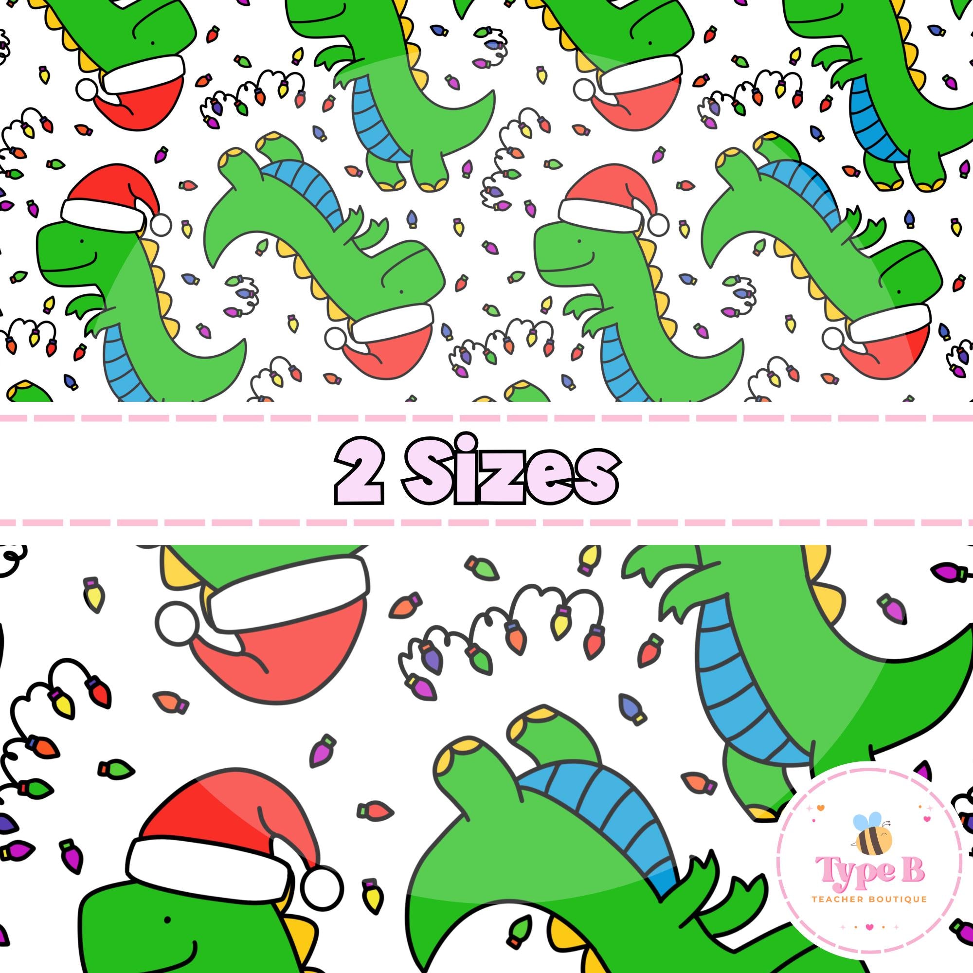 Christmas Seamless Paper Christmas Dinosaur Seamless Digital Paper Cute Digital Paper Seamless Design 300 DPI (Instant Download)