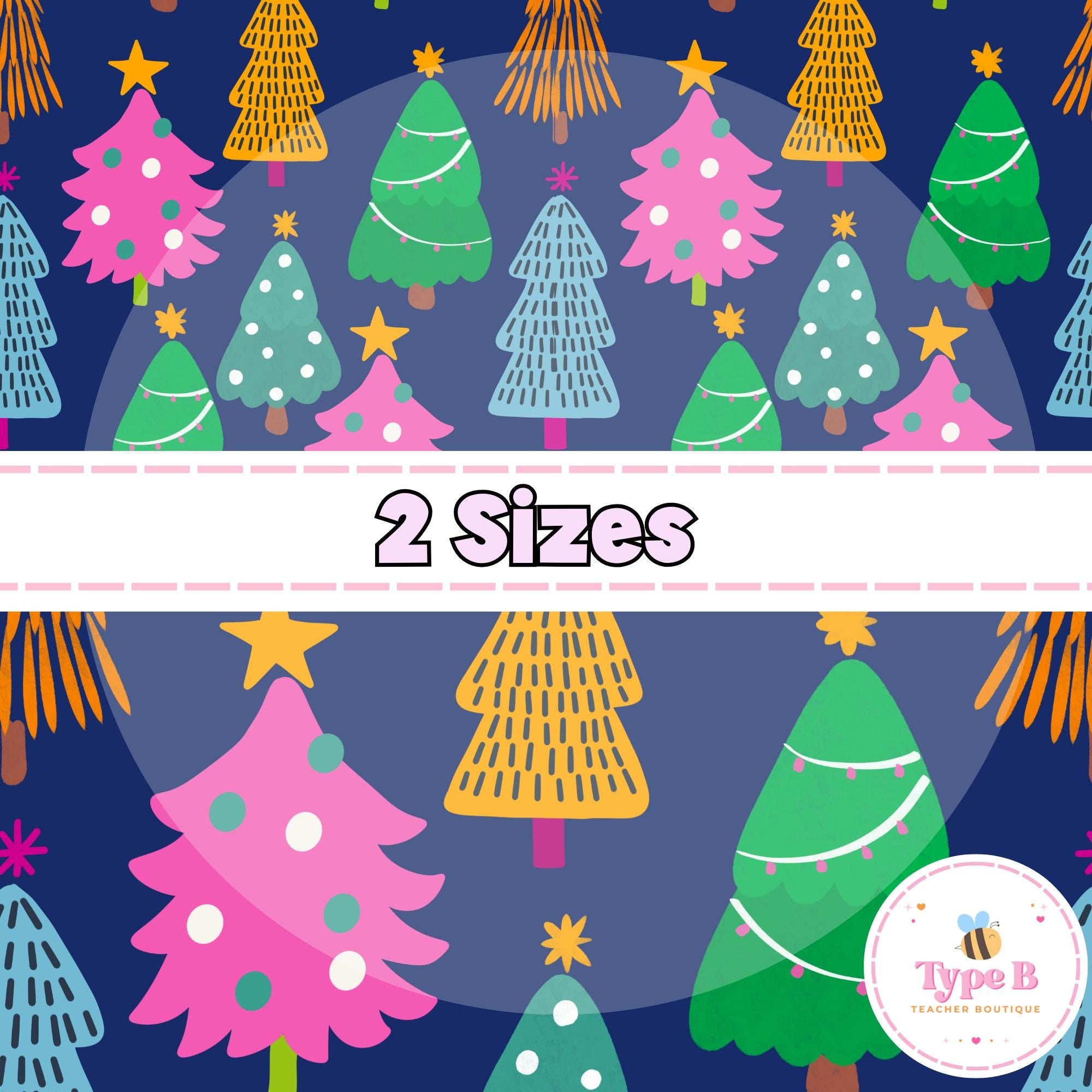 Christmas Seamless Paper Christmas Tree. Seamless Digital Paper Cute Digital Paper Seamless Design 300 DPI (Instant Download)